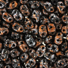 Matubo MiniDuo Perlen 4x2.5mm Tweedy copper